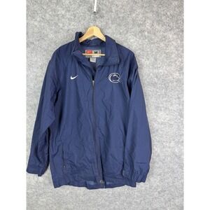 Vintage Penn State Jacket Men's Medium Team Issue Nittany Lions Nike zip 90s Y2K